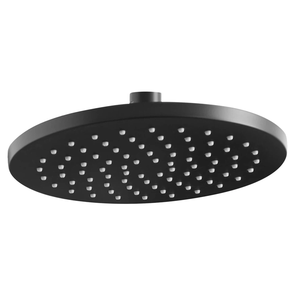 Black Fixed Shower Head